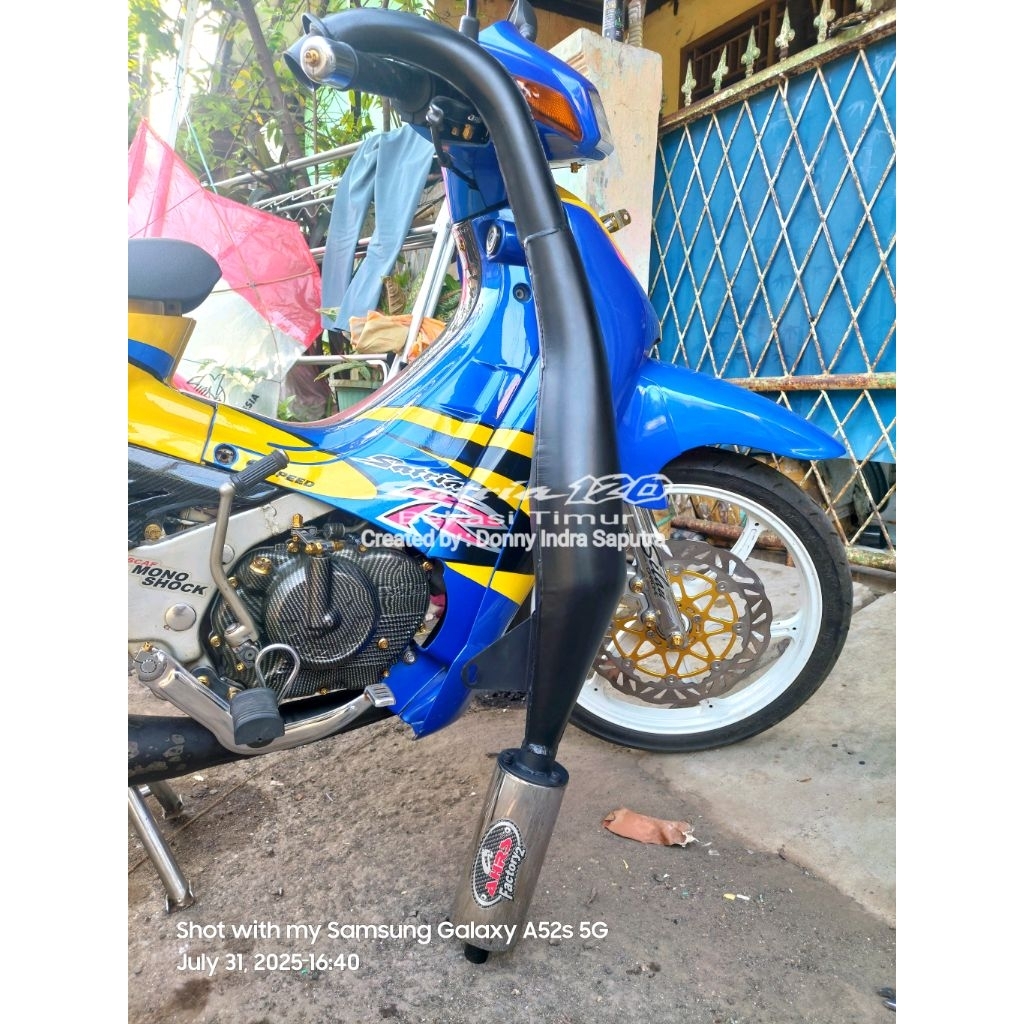 Knalpot AHRS Factory 2 Original Satria 2Tak Hiu Lumba