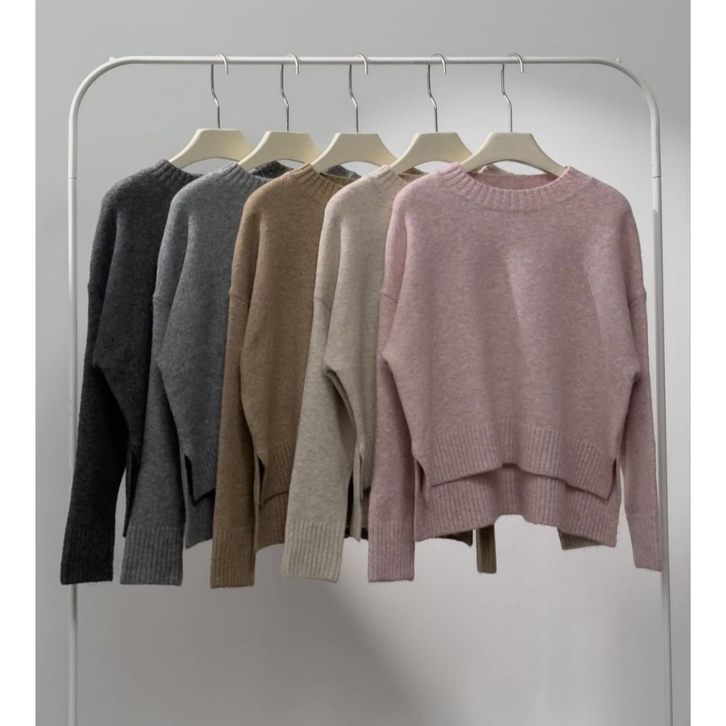 Nuona Sweater | Meow Slit Sweater Gonegani | Sweater Rajut Knit Premium By Gonegani