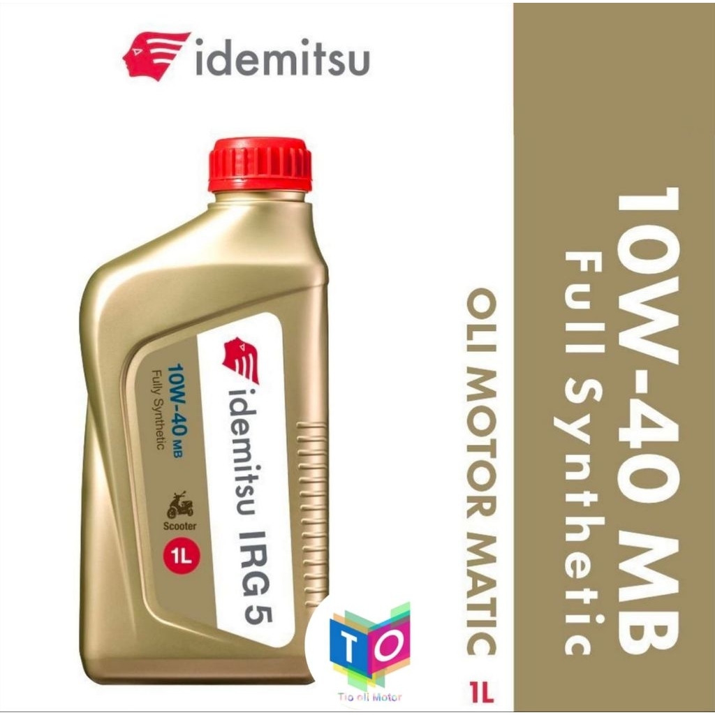 Idemitsu IRG5 10W-40 MB Full Synthetic Matic 1.Liter Oli Mesin Idemitsu Full synthetic