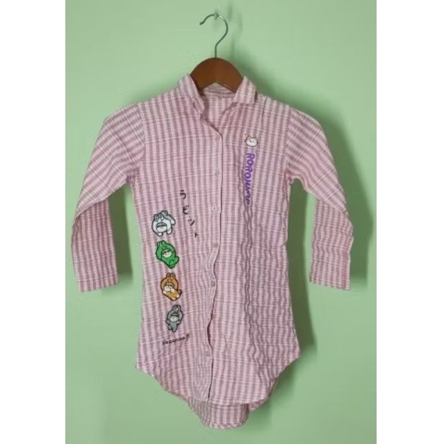 PL Baju atasan kemeja anak perempuan umur 6-8 tahun FREE baju atasan anak perempuan