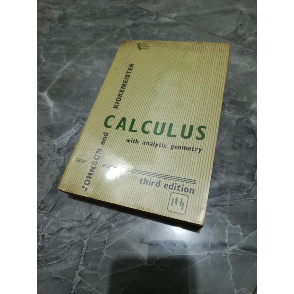 CALCULUS with analytic geometry-JOHNSON  and KIOKEMEISTER-Di GB2 kode M1