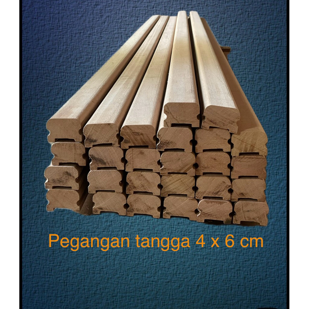 relling tangga kayu kamper samarinda oven 290-300 x 4 x 6