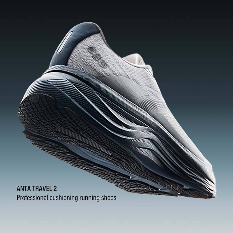 ANTA PG 7 Travel 2 Sepatu Lari Pria Sports Sneakers Men Running Shoes 2E Widefoot 1125B5546