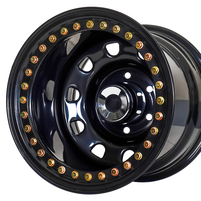 VELG OFF ROAD RING 15 LEBAR 12  VELG MOKUPO BEADLOCK  R15 PCD 6X139.7 VELG KALENG OFF ROAD