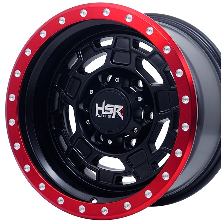 Velg Hsr Aikmel Ring 15 Pcd 6X139.7 Lebar 8 Velg Mobil Type Off Road Elegante Gahar