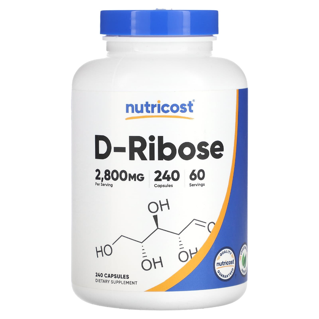 Nutricost D-Ribose 240 Capsules 700 mg