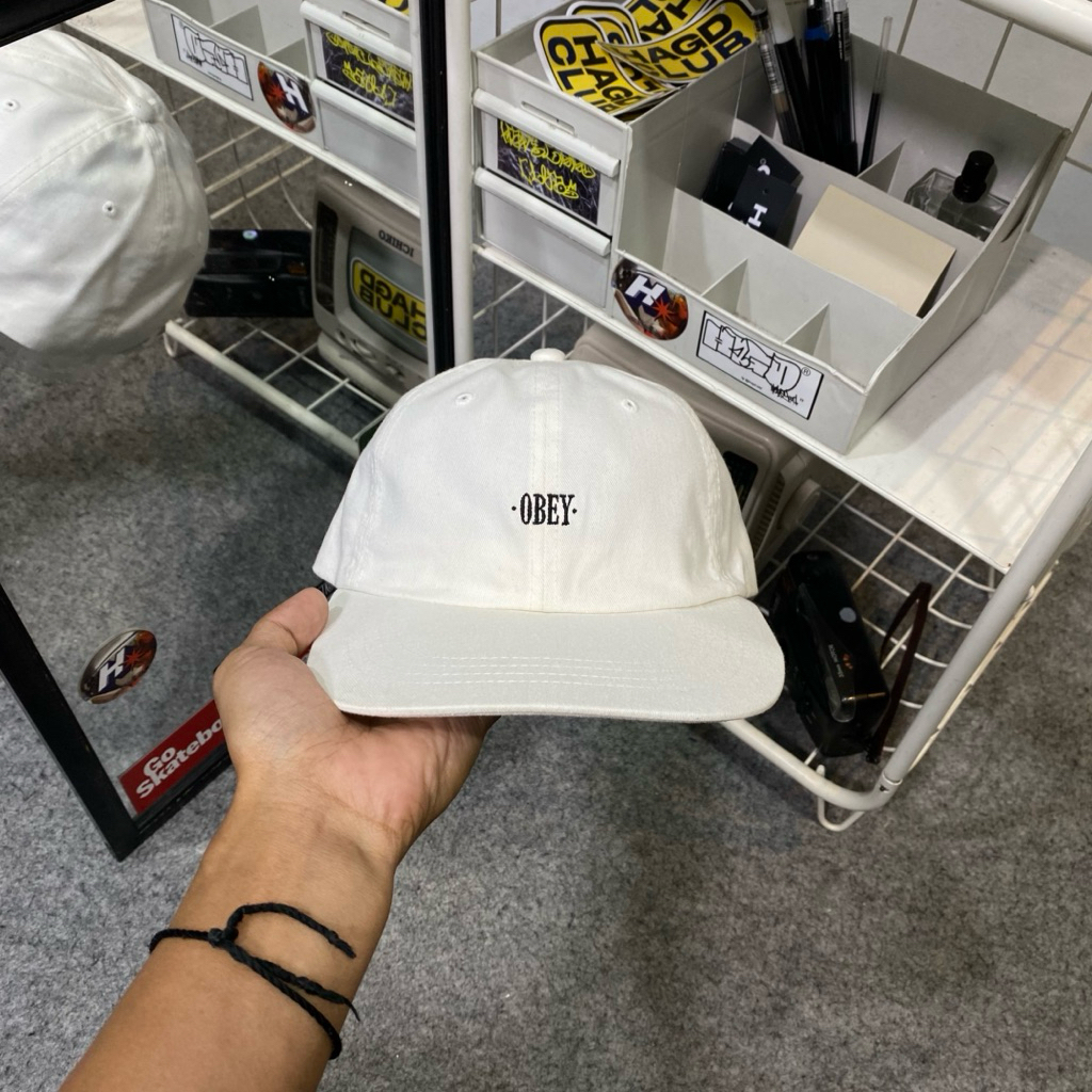 obey cap white