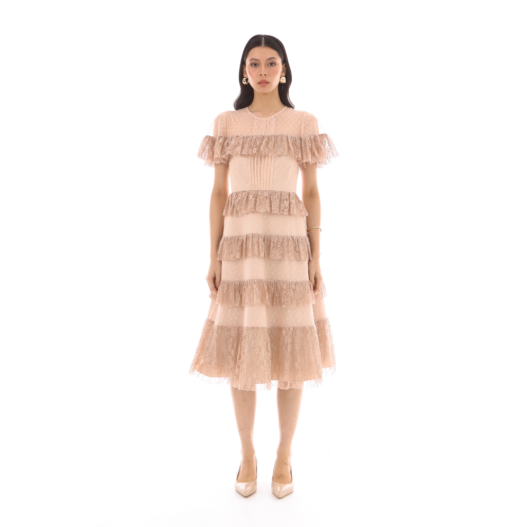 POSHTURE - Zuri Dress in Nude