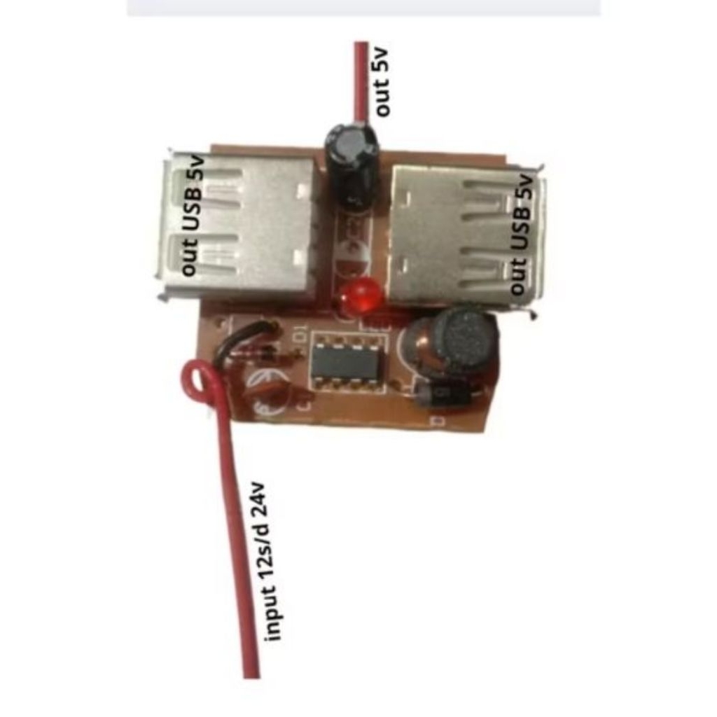 stepdown penurun tegangan dari 24v/12v dc menjadi 5v dc