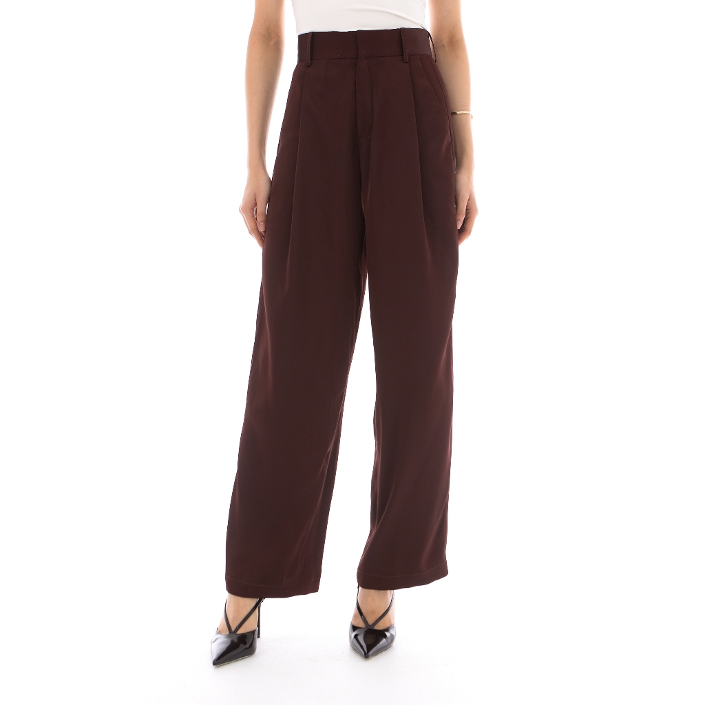 POSHTURE - Posey Pants in Burgundy