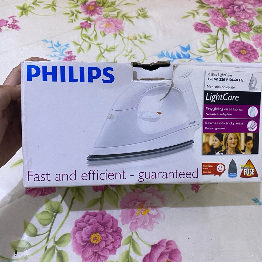 Setrika philips HI114/28 kering dry iron HI 114