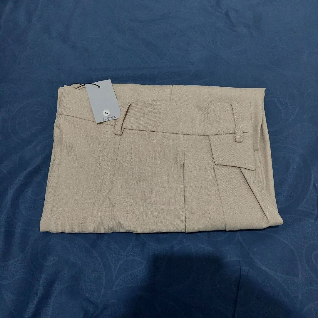 (NEW) Celana Kulot Wanita Oro Pants Yeona Beige