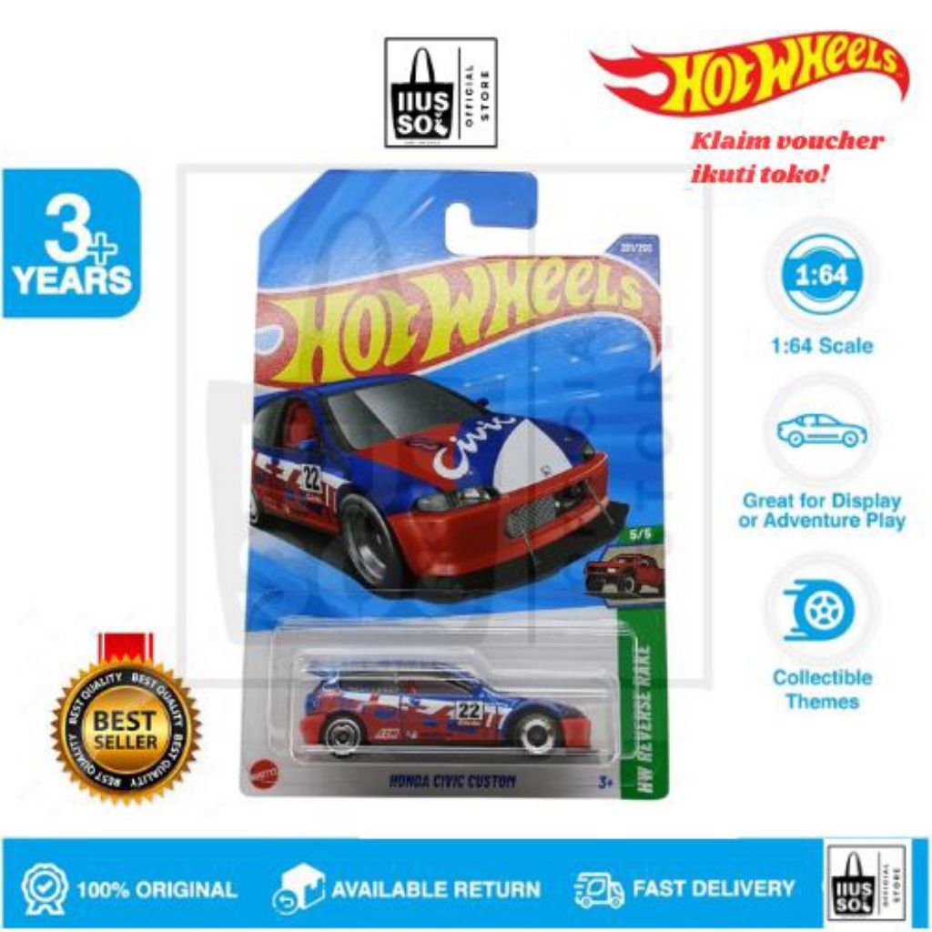 HOT WHEELS HONDA CIVIC CUSTOM