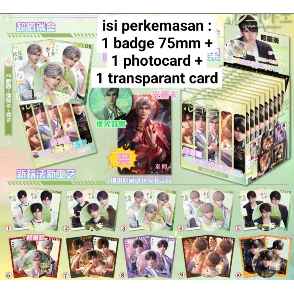 Ready Blind Box Pin Badge Love and Deepspace 75mm (harga satu pcs)