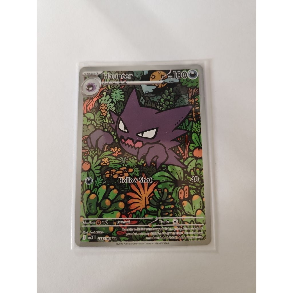 Haunter Kobaran Biru AR MA2 113/103 Kartu Pokemon TCG HOLOGRAM