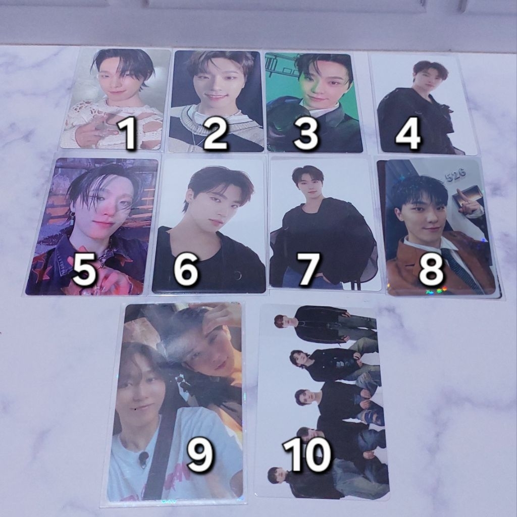 [READY INA] SEVENTEEN PHOTOCARD PC DINO VOCAL UNIT SEUNGKWAN JOSHUA NANA TOUR OFFICIAL