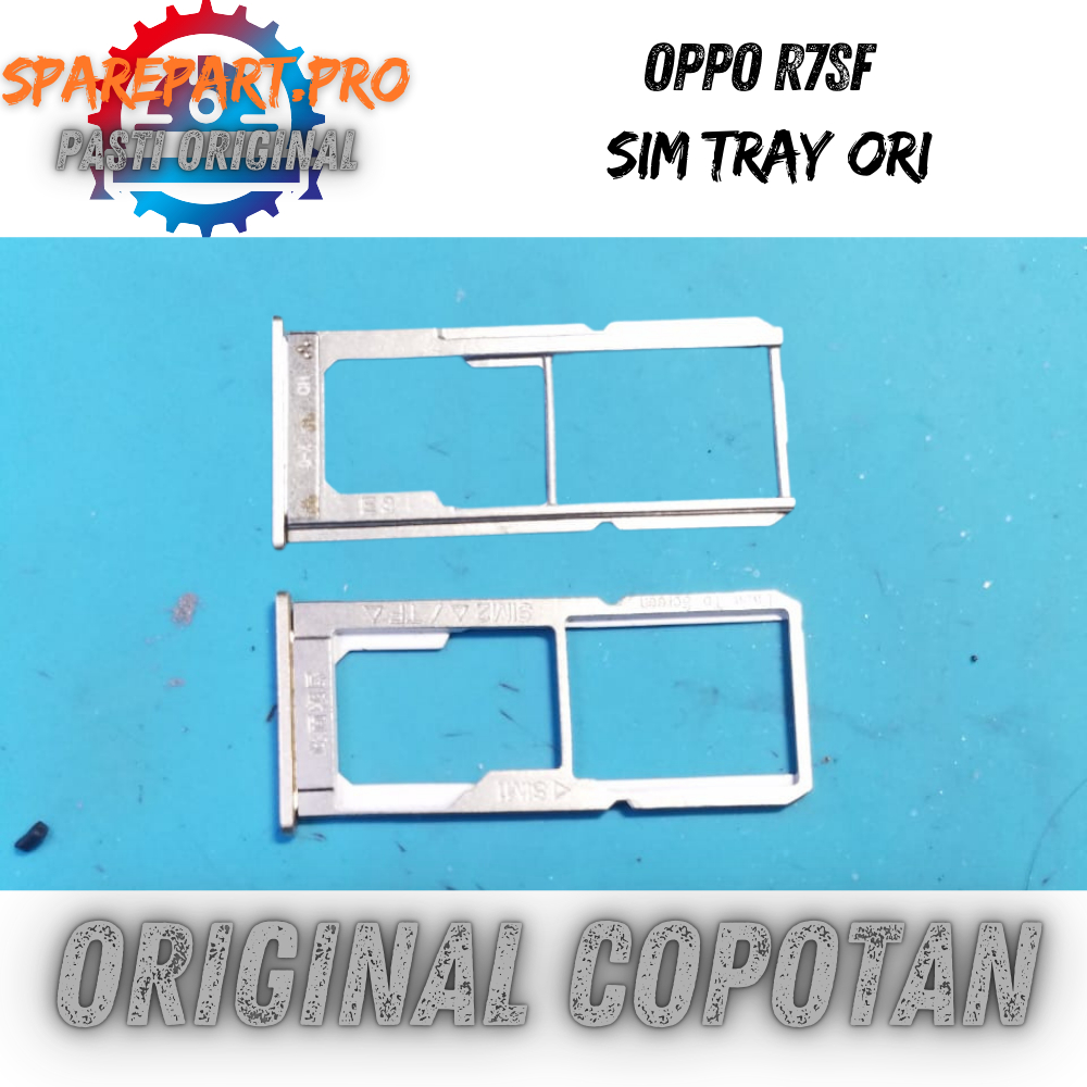 SIM TRAY SLOT KARTU OPPO RS7F ORI COPOTAN