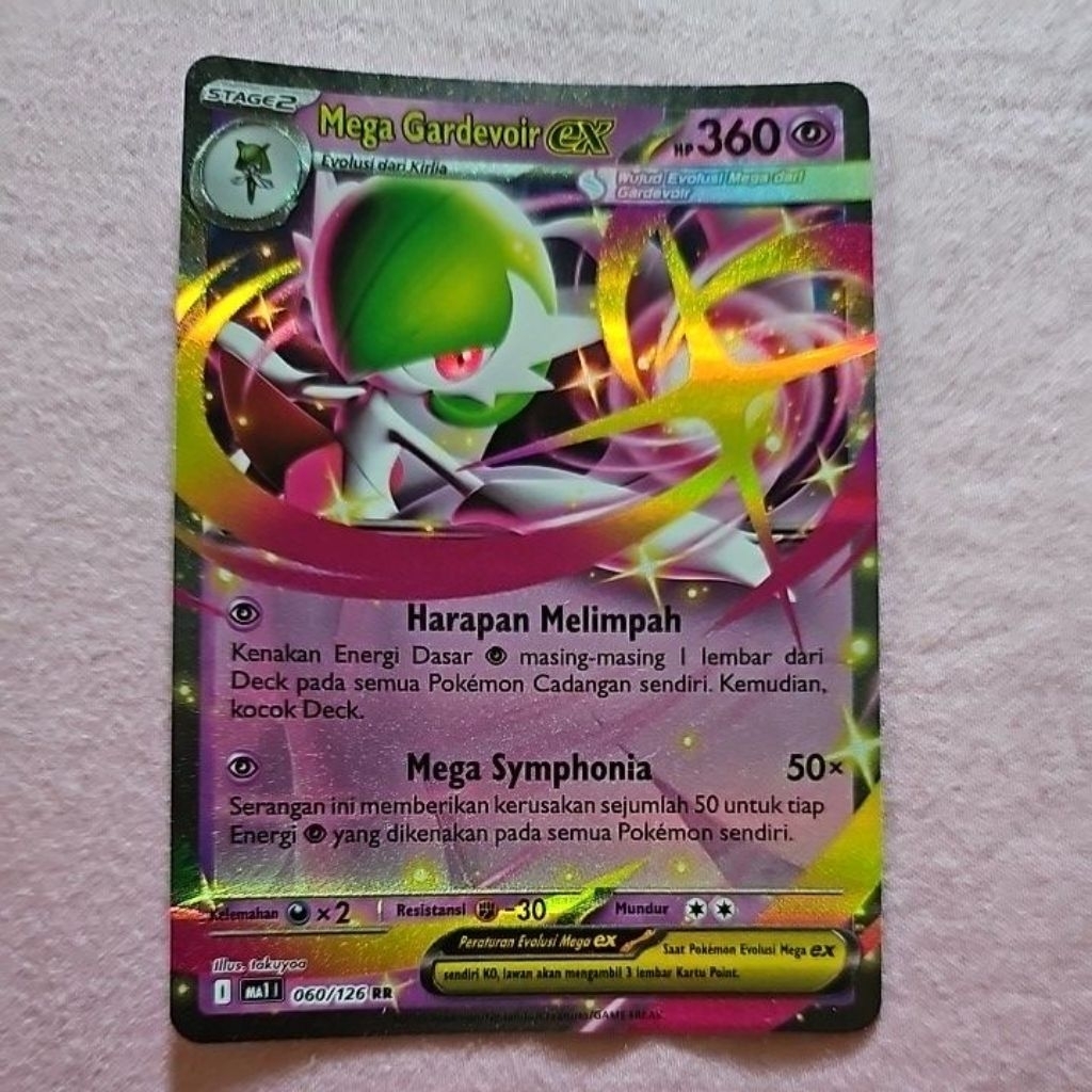 MEGA GARDEVOIR EX RR KARTU POKEMON