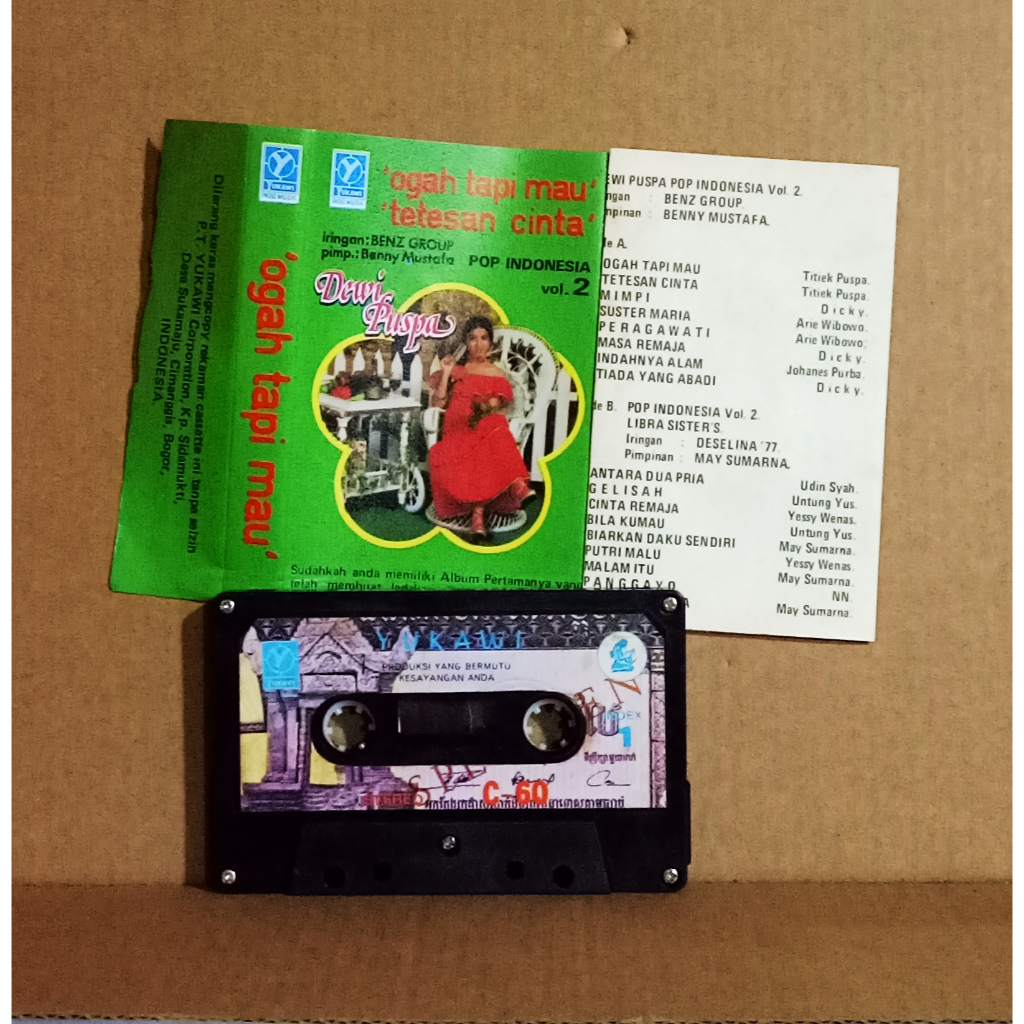 DEWI PUSPA - OGAH TAPI MAU - Kaset