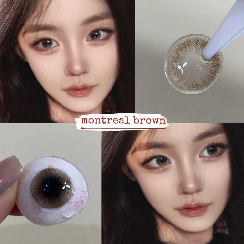SOFTLENS/ KONTAK LENSA/ KSS EYE-MONTREAL BROWN