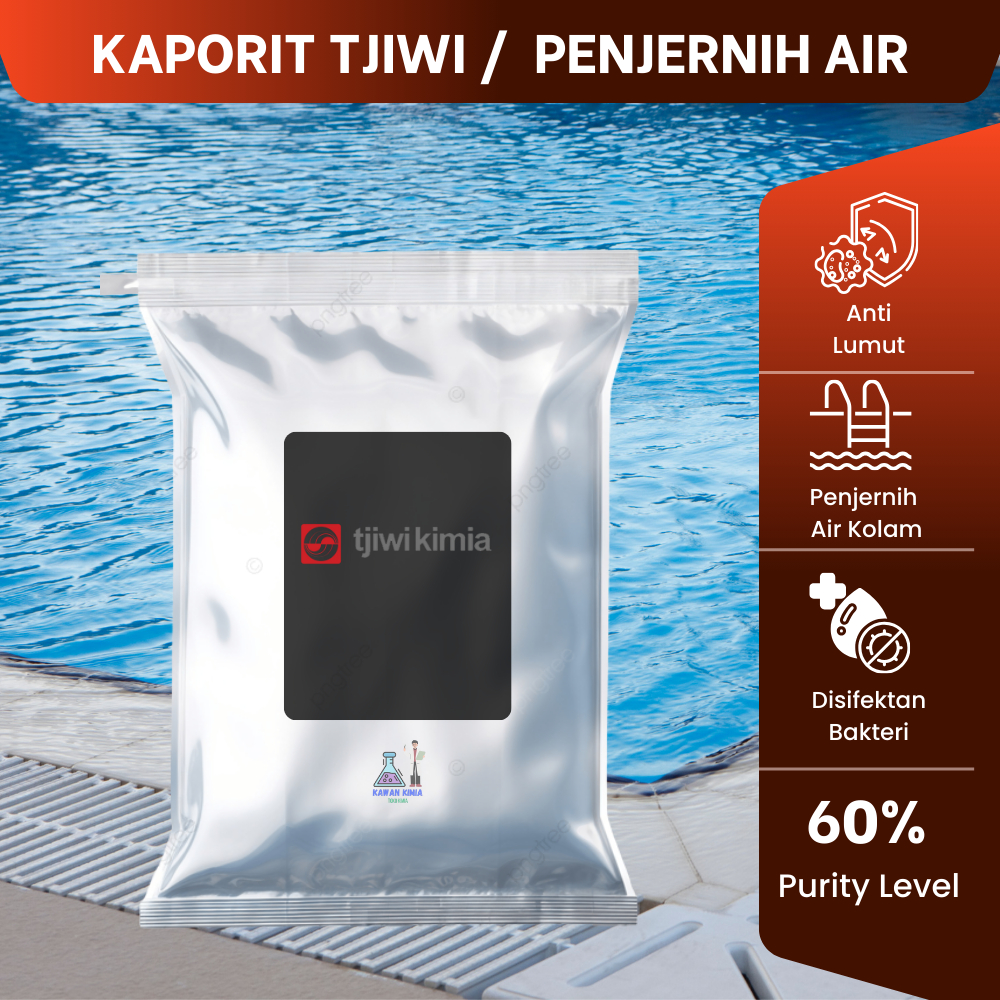 Kaporit Kolam Renang - Penjernih Air Kolam Renang - Disifektan Bakteri - Pembersih Kolam Renang - Ka