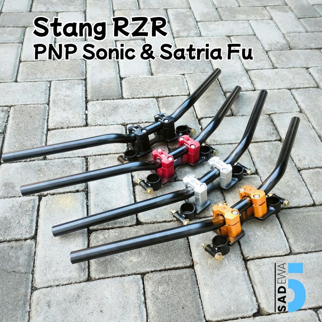 Stang Rzr Satria Fu Dan Stang Rzr Sonic 150 R Fullset Stang Rzr Satria Fu Injeksi Karbu Facelift