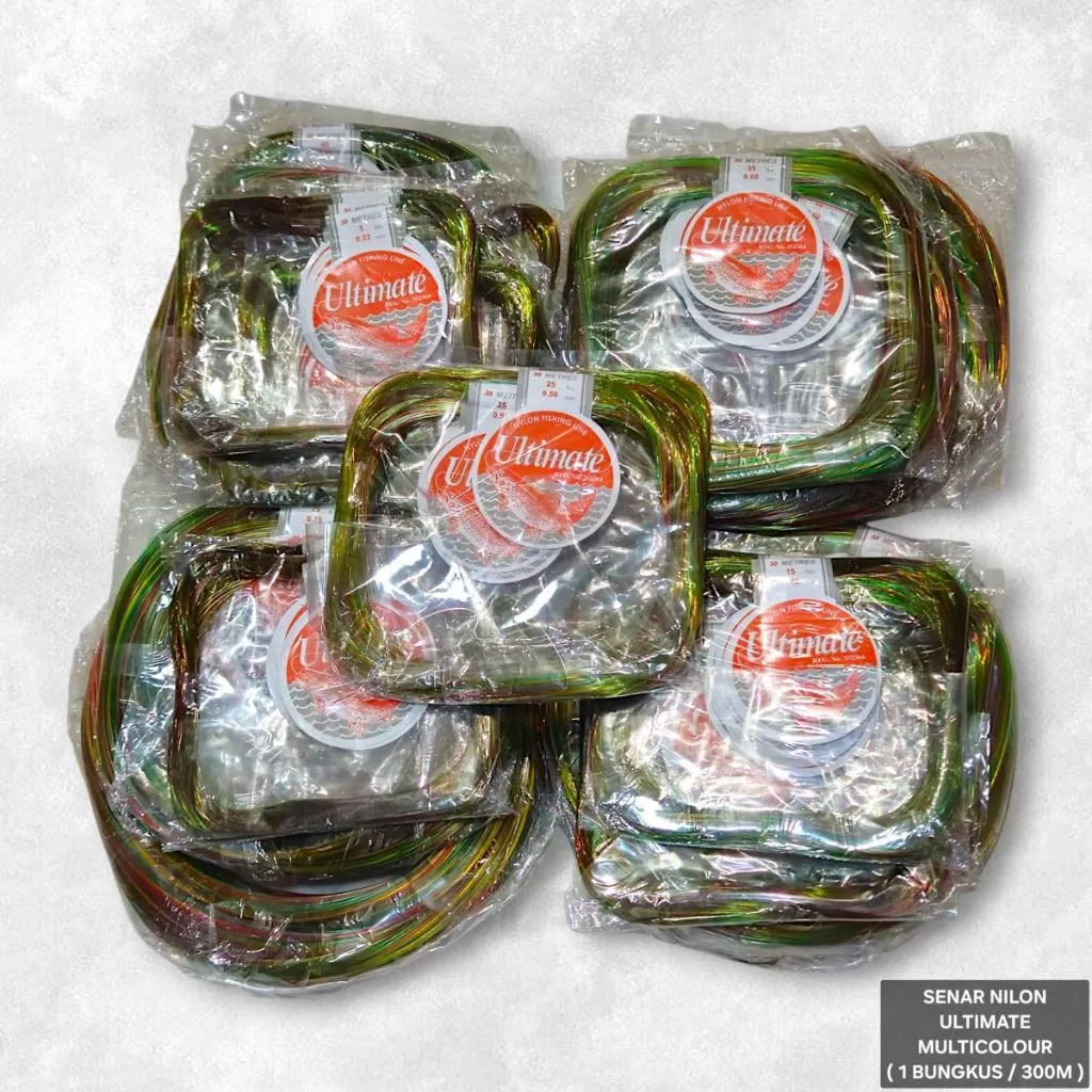 TALI SENAR MAMBO ULTIMATE | 3lbs-100lbs | NYLON MULTICOLOR | 300METER