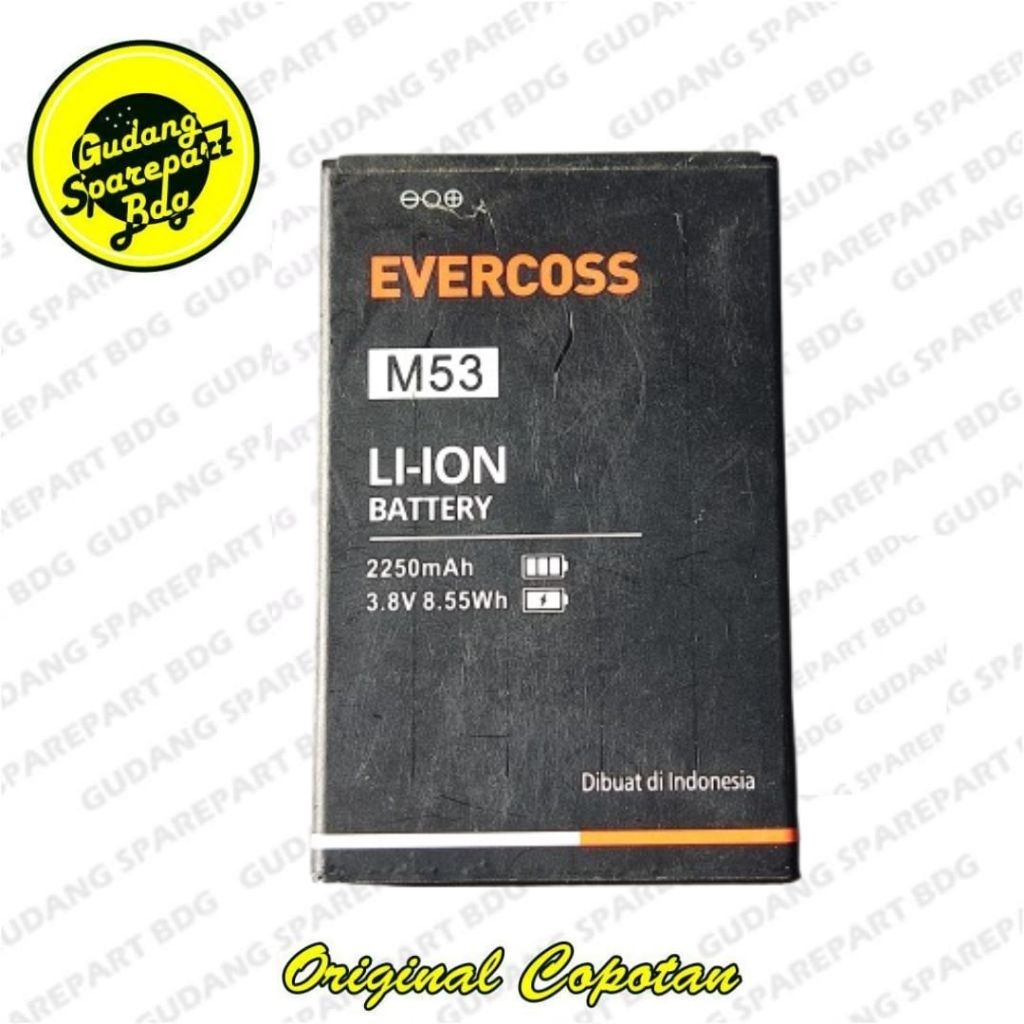 Baterai Evercoss M53 Second Copotan
