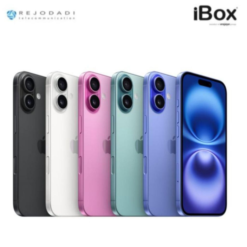 HP IPHONE 16 [128GB/256GB/512GB] - Garansi Resmi 1 Tahun