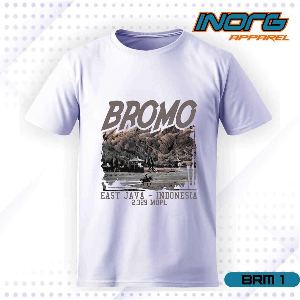 kaos bromo tshirt gunung bromo tengger semeru baju pendaki gunung BRM1PTH