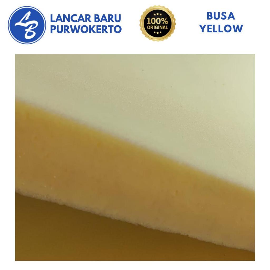 BUSA YELLOW/KUNING 95x195 KETEBALAN 4.8 CM 6.4 CM DAN 8 CM D30-BUSA LEMBARAN