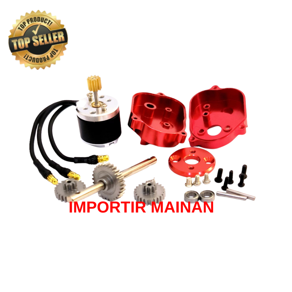 metal gearbox set motor brushless 2322 2600kv part MN78 MN82 MN168 MN98 MN99S brushless kit