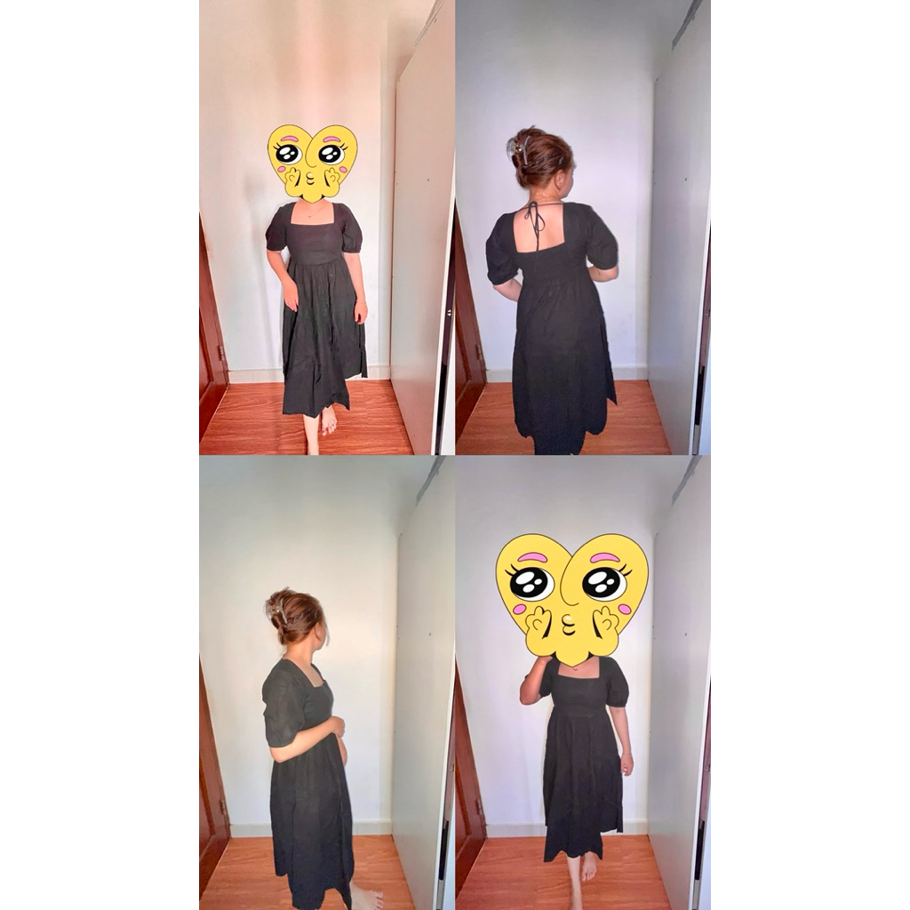 PRELOVED Dress Linen UNIQLO(TOLONG BACA DESKRIPSI)