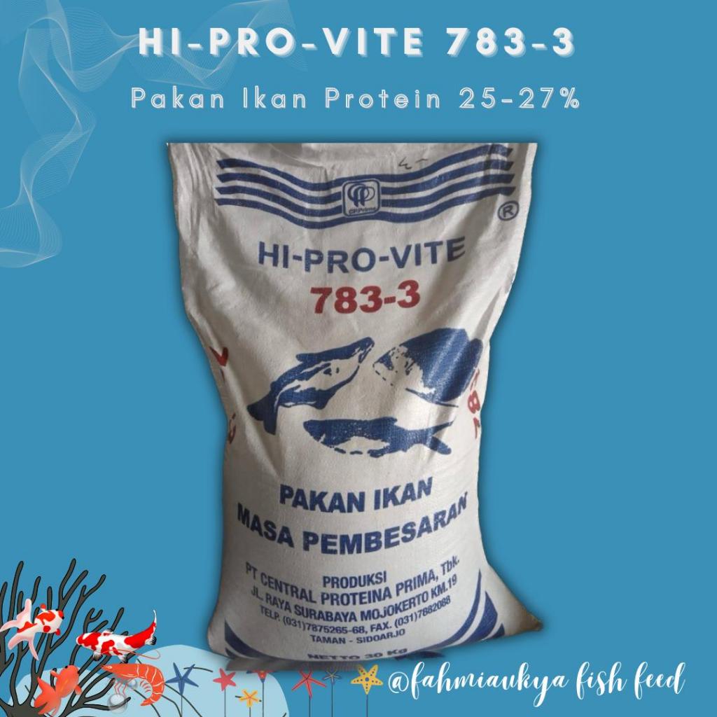 (PAKET 20 KG )Pakan Ikan Apung CPP Hi Pro Vite 783-3 Protein min 25% | Pakan Ikan Lele Nila Gurame P