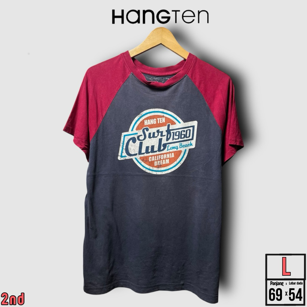 KAOS PRIA HANGTEN NAVY SIZE L