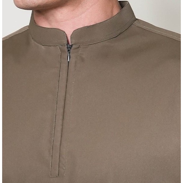 CUCI GUDANG Casella Baju Koko Kurta Lengan Casella Kurta Hamzah Zipper