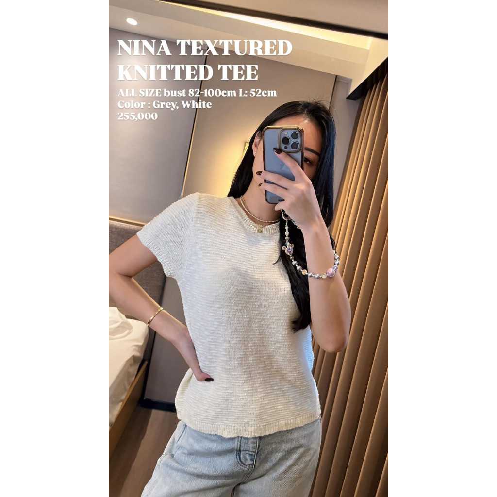 INNI Nina Texture Knitted Tee