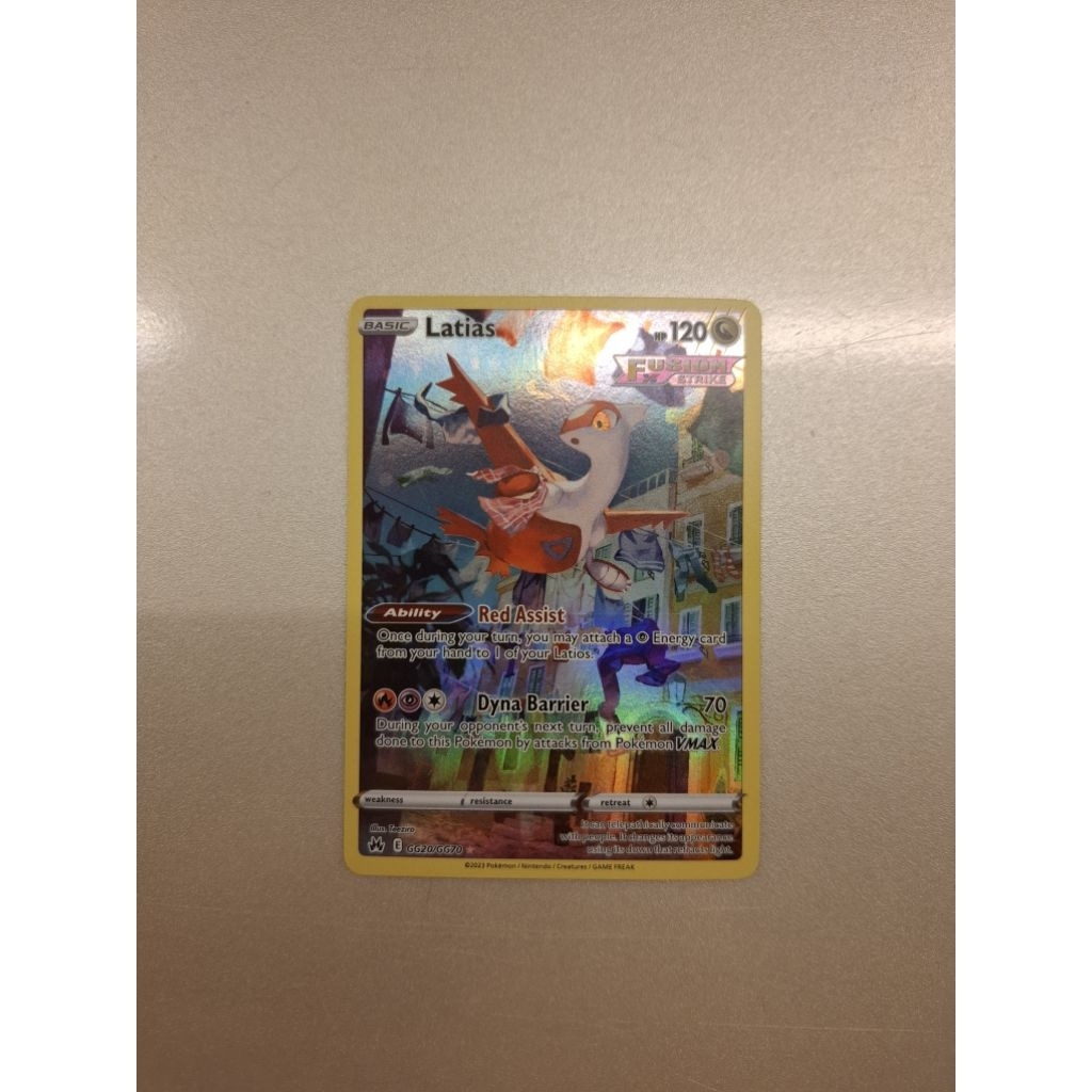 Pokemon Crown Zenith Latias GG20/GG70 Pokemon TCG English