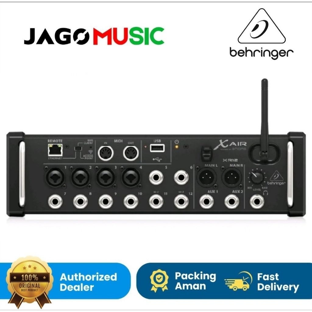 Mixer Behringer X Air XR12 Digital Mixer Behringer XR 12 Mixer Audio With Wifi