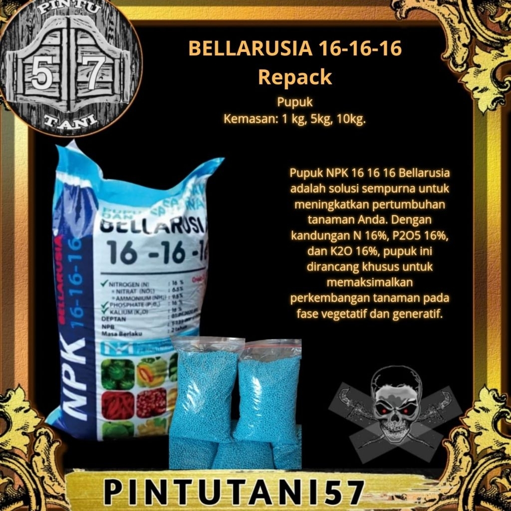 PUPUK NPK BELLARUSIA 16-16-16 REPACK 10KG