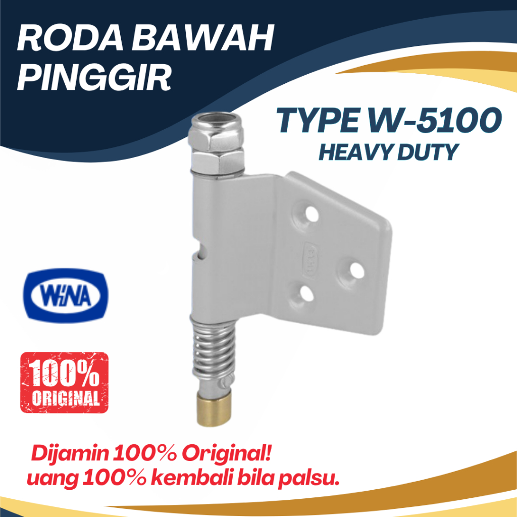 Roda Bawah Pinggir Wina W5100 Roda Bawah Pintu Garasi Wina