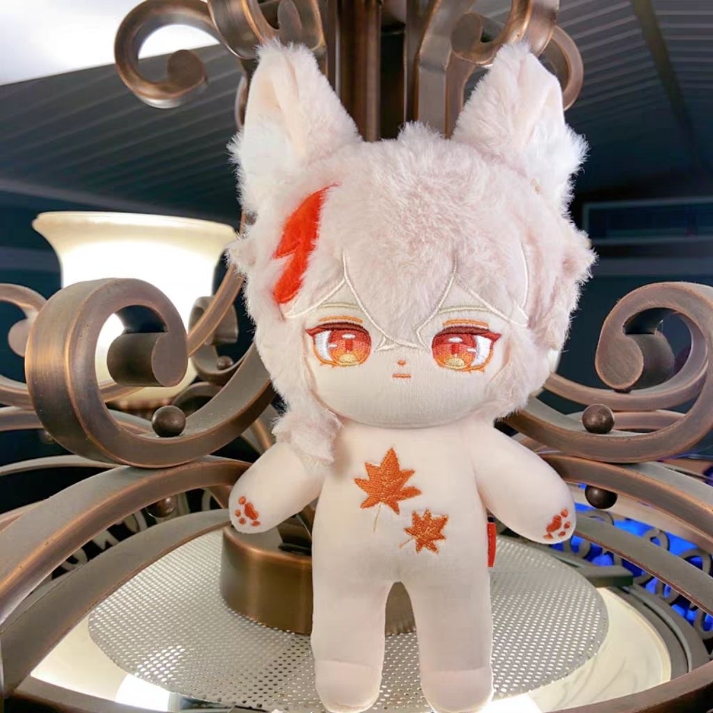 [PRE-ORDER]20CM Kazuha Genshin Impact Game Anime Plushie Lucu Imut Skeleton Real Picture Nuigurumi F