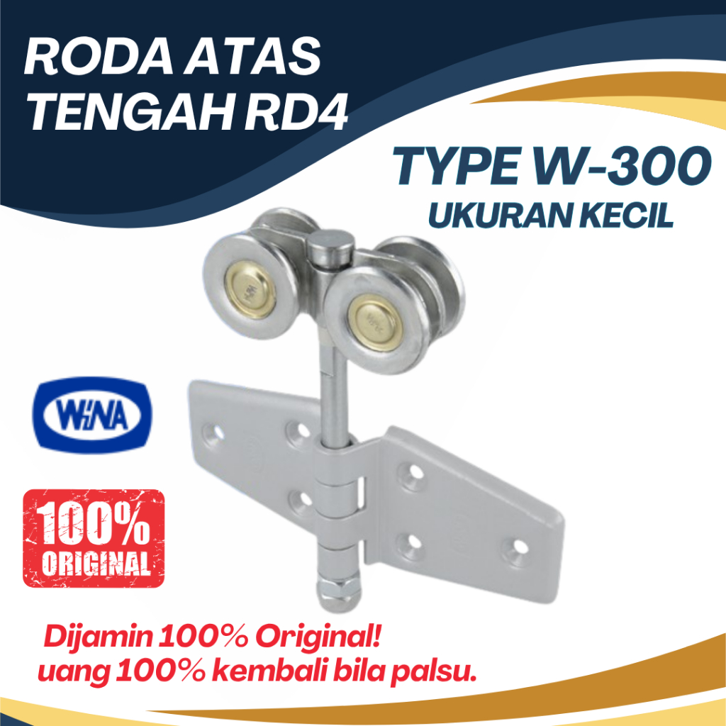 Roda Atas Tengah RD4 Wina W300 Roda Atas Pintu Garasi Wina