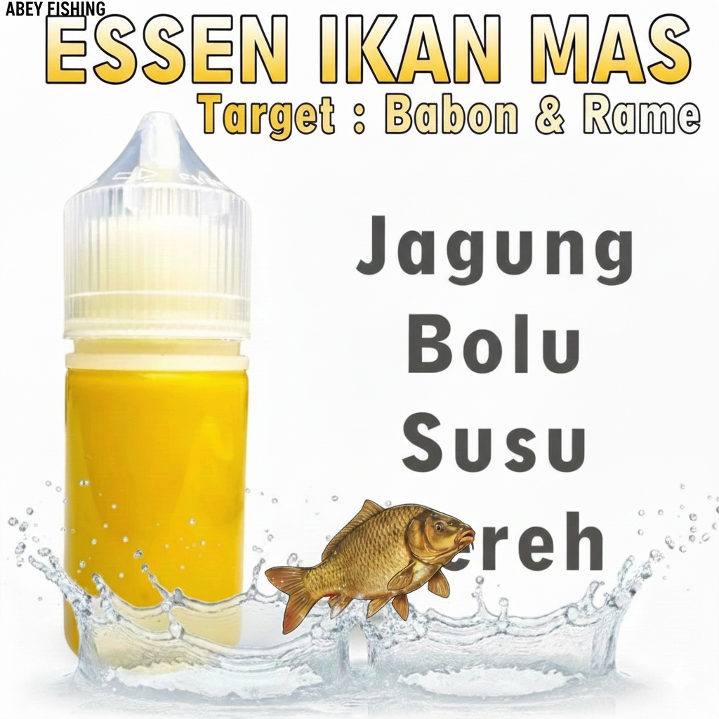 Esen Ikan Mas Aroma Jagung Bakar media Umpan Esen Ikan Harian Galatama Kilo Gebrus Dijamin Gacor