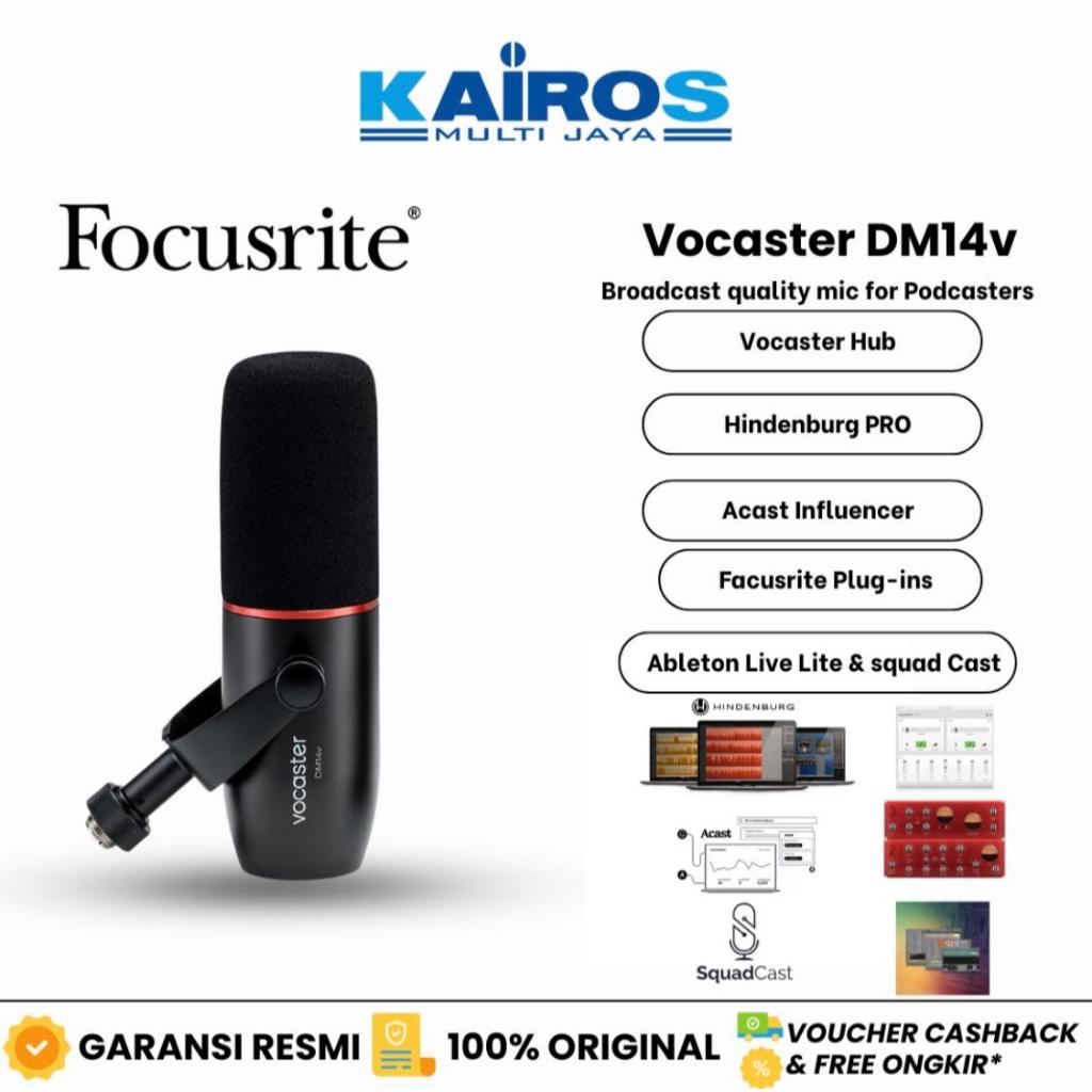 Focusrite Vocaster DM14v Broadcast Quality mic For Podcasters