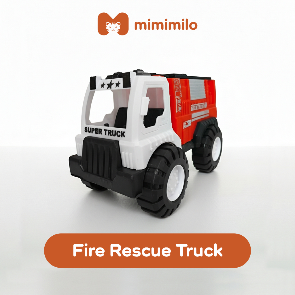 Mainan Mobil Pemadam Kebakaran Anak Besar – Fire Rescue Truck Damkar Super Truck Murah Terlaris