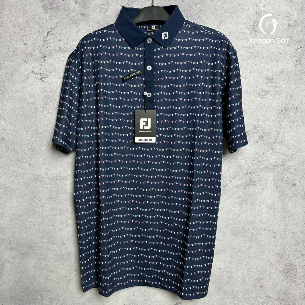 Footjoy Golf Flag Banner Lisle (Polo Shirt)