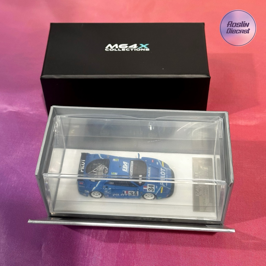 Diecast 1:64 M64X Classic F40 LM Race Car