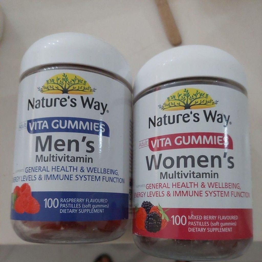 natures way adult vita gummies multivitamin men women