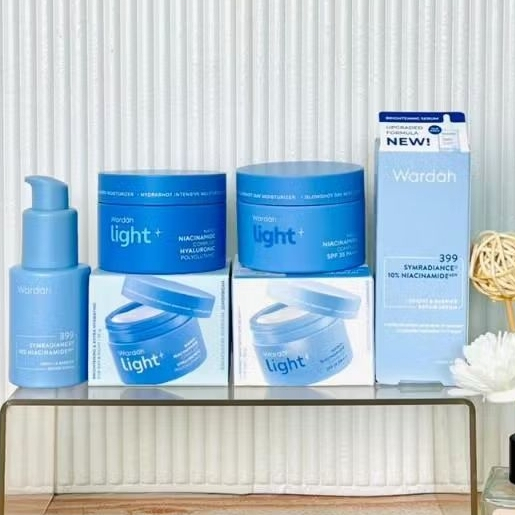 Wardah 1 paket lengkap glowing cerah 3 produk